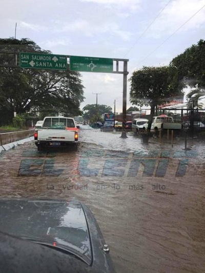 Fotografía de archivo de inundaciones en la zona.