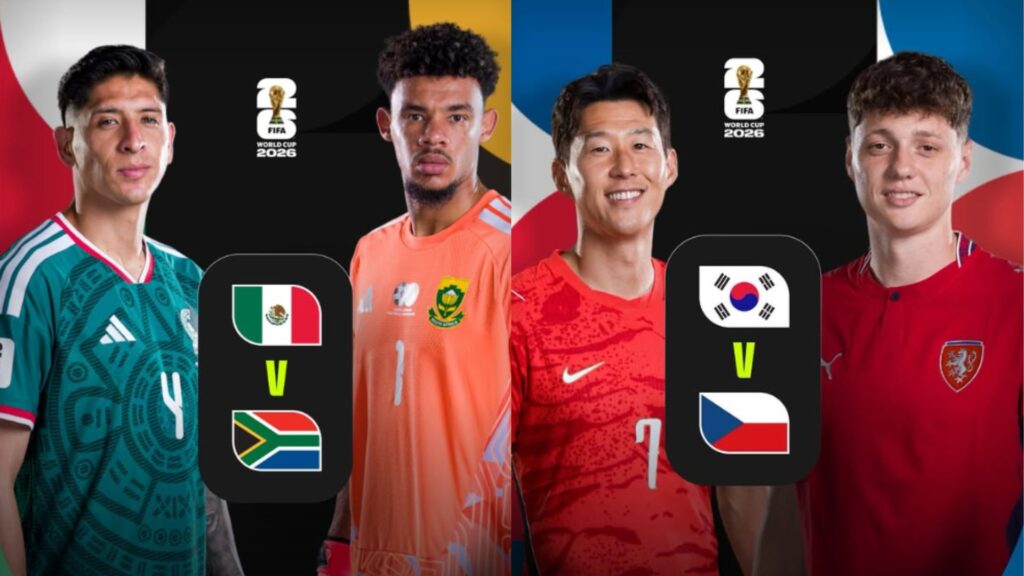 México y Sudáfrica abrirán el telón de la Copa del Mundo de la FIFA 2026; Luego, Corea del Sur se enfrentara a República Checa.