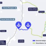 Cierran paso en la ruta Cutumay Camones, Los Apoyos por trabajos de mejoramiento vial