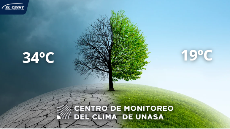 Agosto registra temperaturas entre 19°C y 34°C en Santa Ana, según Centro de Monitoreo del Clima